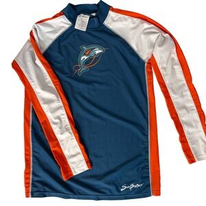 Sun Busters Rash Guard Swim‎ Shirt UPF 50+ Dolphin Long Sleeve Kids 11-12 yrs